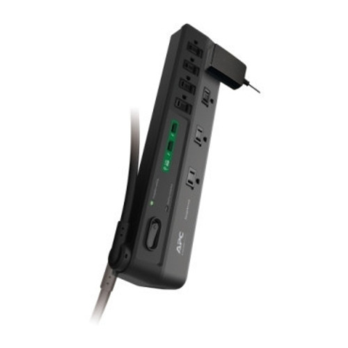 P8U2 Schneider Electric P8U2 APC Home Office SurgeArrest 8 Outlets with 2 USB charging ports 5V, 2.4A in total, 120V