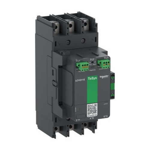 LC1G115LSEA Schneider Electric LC1G115LSEA High power contactor, TeSys Giga, 3 pole 3NO, AC-3 less=440V 115A, advanced version, 200E500V wide band AC/DC coil