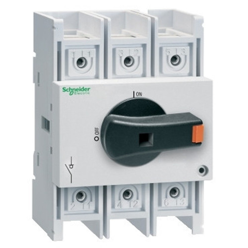 VLS3P080R2 Schneider Electric VLS3P080R2 Disconnect switch, TeSys VLS, body switch, 80A, 40HP at 480VAC, UL98, three phase, 50kA SCCR, size 2, DIN rail mount