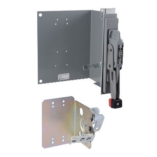 9422BG1 Schneider Electric 9422BG1 Disconnect mechanism, circuit breaker, variable depth, 75/100A, 3 pole, operator and handle assembly, for GJL breakers