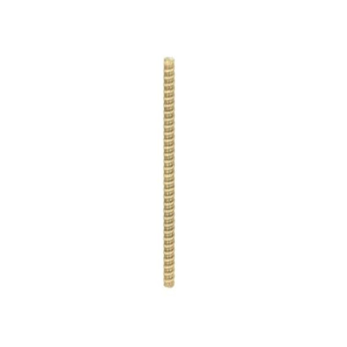 Satco 90-5180 1/8 IP Steel Nipple; Yellow Zinc Plated; 22-1/2" Length; 3/8" Wide