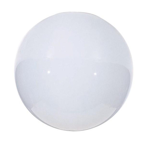 Satco 50-156 Blown Glossy Opal Neckless Ball Shade; 12 in.; Diameter; 5-1/4 in.; Diameter