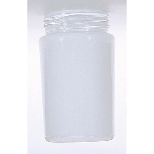 Satco 50-332 6 in.; White Glass Cylinder Shade; 3-1/4 in.; Diameter; 3-11/64 in.; Fitter; 6-1/4 in.; Height; Sprayed White Inside