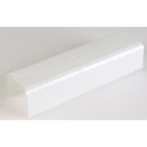 Satco 50-378 7 in.; U-Bend Shade; Vertical Hole 1-3/4 in.; From End; White; 1/8 Slip