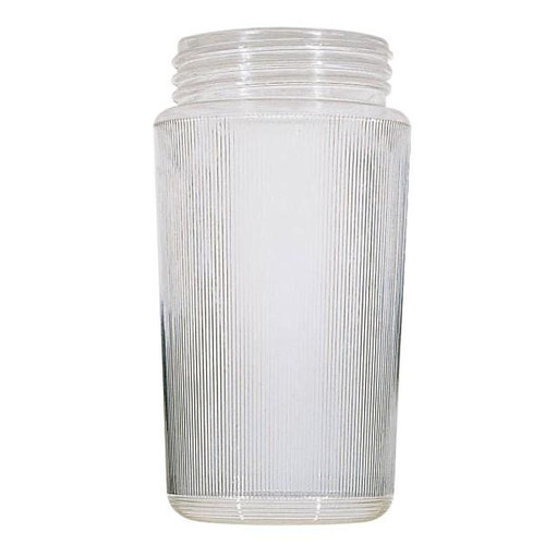 Satco 50-726 Lexan Prismatic Cylinder; 3-11/64 in.; Screw Fitter; 8-1/2 in.; Height; 3-3/4 in.; Diameter