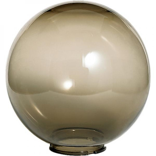 Satco 50-781 Smoke Acrylic Globe; 12 in.; Diameter; 5-1/4 in.; Fitter