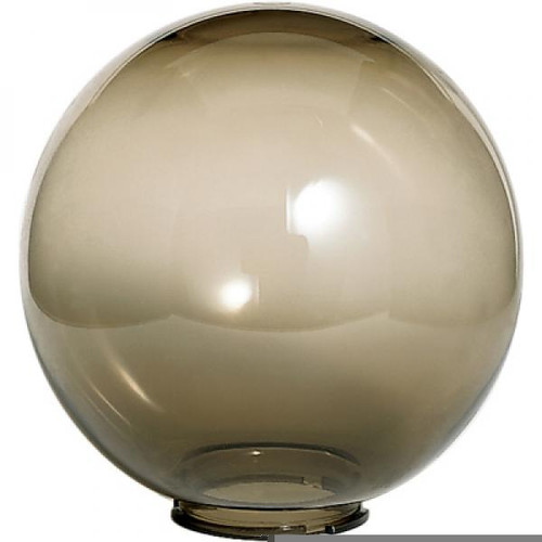 Satco 50/781 Smoke Acrylic Globe; 12 in.; Diameter; 5-1/4 in.; Fitter