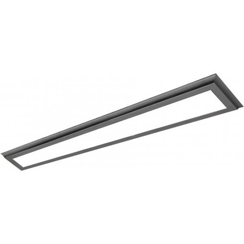 Satco 62-1177 40W; 7 in.; x 49 in.; Surface Mount LED Fixture; 3000K; Gun Metal Finish; 100-277V