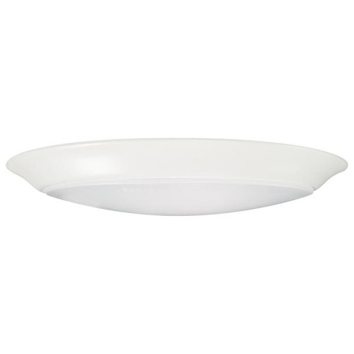 Satco 62-1670 10 inch; LED Disk Light; 3000K; 6 Unit Contractor Pack; White Finish