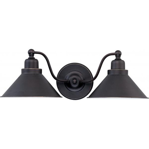 Satco 60-1711 Bridgeview; 2 Light Wall Sconce