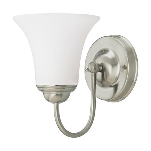 Satco 60-1832 Dupont; 1 Light; Vanity with Satin White Glass