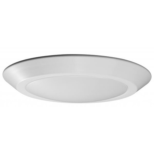 Satco 62-1268 10 in.; LED Flush Mount Fixture; Disk Light; White Finish; 4000K