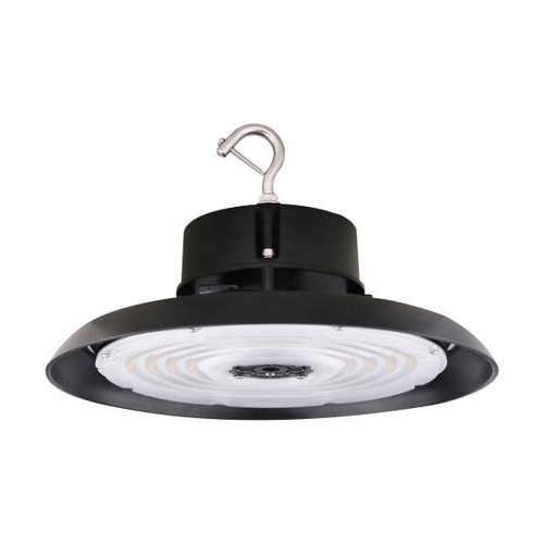 Satco 65-804 150W UFO LED High Bay; 21750 Lumens; 5000K; 277-480 Volt; 0-10V Dimmable; Black Finish