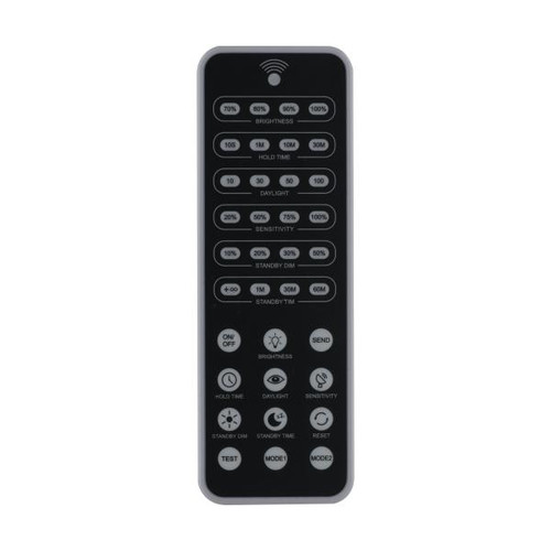 Satco 86-219 UFO High Bay Sensor Remote Control for use with 86-218 Sensor, Gen 2 and CCT & Wattage Selectable LED High Bay Fixtures