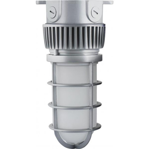 Satco 65-226 LED Vapor Proof Ceiling Mount; 20W; 5000K; Silver Finish; 100-277V