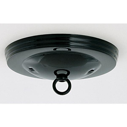 Satco S70-065 Plain Canopy Kit; Black Finish