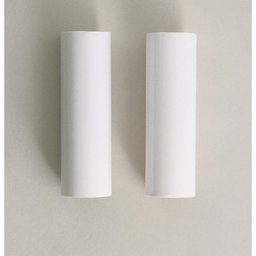 Satco S70-371 2 Plastic Candle Covers; White Plastic; 4" Height