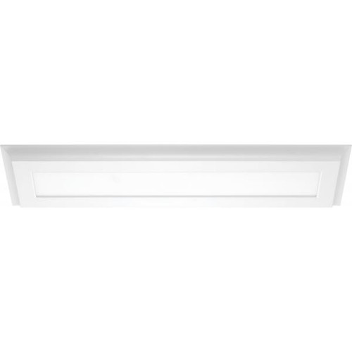 Satco 62-1375 22W; 7 in. x 25 in.; Surface Mount LED Fixture; 3000K; White Finish; 100-277V