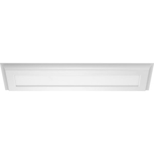 Satco 62-1376 30W; 7 in. x 38 in.; Surface Mount LED Fixture; 3000K; White Finish; 100-277V