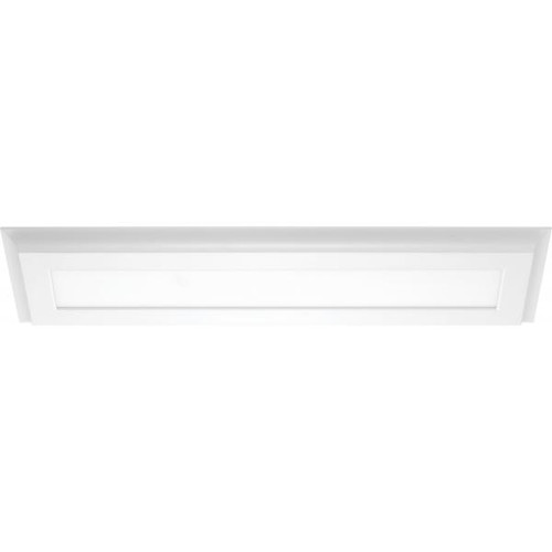 Satco 62-1385 22W; 7 in. x 25 in.; Surface Mount LED Fixture; 4000K; White Finish; 100-277V