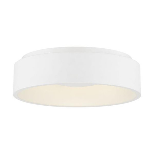 Satco 62-1451 Orbit; 20W LED Flush Mount; White Finish