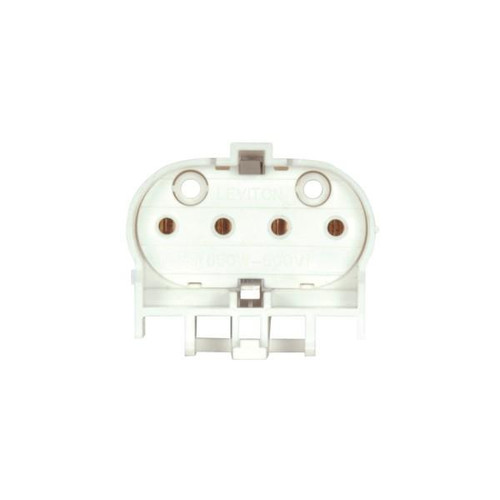 Satco 80-1600 Horizontal Snap-In Mounting Multiple Bottom Push-In Wiring Ports Metal-Spring Lamp Retainer Clip 660W-600V 15/8"H x 17/8"W x 3/4"D