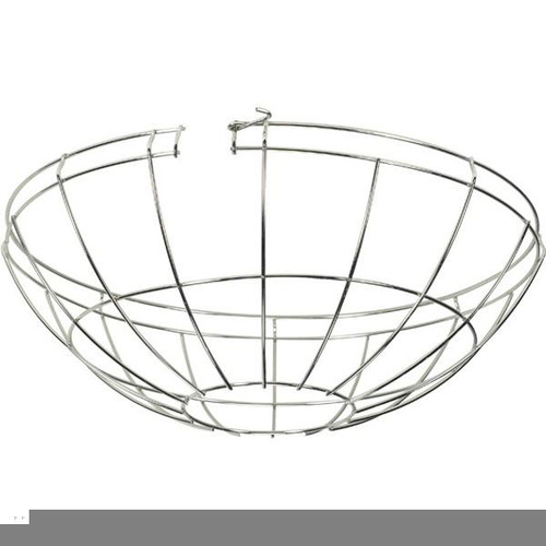 Satco 80-1979 Wire Cage for Warehouse Shades Fits Items: 76-283, 76-284, 76-660, 76-661, 76-662, 76-663 Width: 15 1/2", Height: 4 3/4"