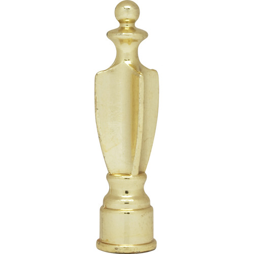 2" FINIAL VAC BRASS FINISH