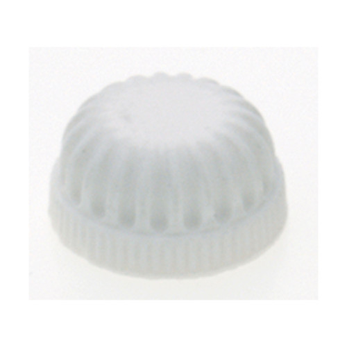 1/8 PLASTIC KNOB WHITE