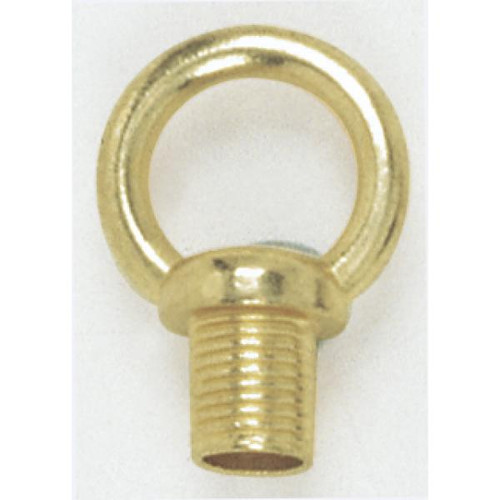 Satco 90-200 1" Male Loop; 1/8 IP With Wireway; 10lbs Max; Brass Plated Finish