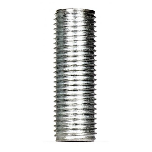 Satco 90-259 1/4 IP Steel Nipple; Zinc Plated; 3" Length; 1/2" Wide