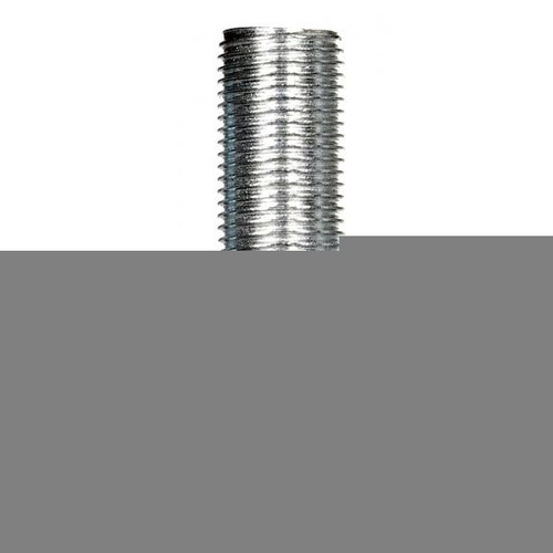 Satco 90-286 1/8 IP Steel Nipple; Zinc Plated; 1-1/2" Length; 3/8" Wide