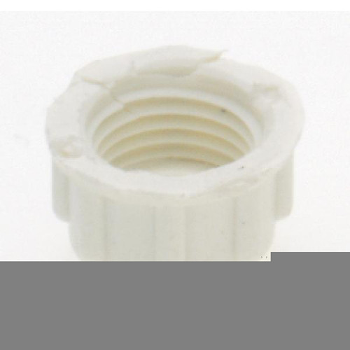 Satco 90-321 Plastic Bushing; 1/8 IP Female; White Finish