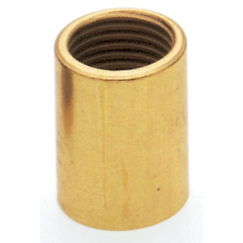 Satco 90-332 Brass Coupling; 5/8" Long; 1/8 IP; Burnished And Lacquered