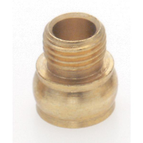 Satco 90-642 Brass Beaded Nozzles Brass Burnished And Lacquered; 1/8 F x 1/8 M