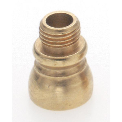 Satco 90-643 Brass Beaded Nozzles Brass Burnished And Lacquered; 1/4 F x 1/8 M