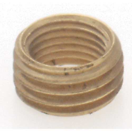 Satco 90-646 Brass Reducing Bushing; Unfinished; 1/4 M x 1/8 F