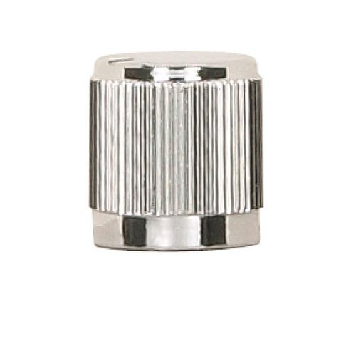 Satco 90-799 Plastic Dimmer Knob; Chrome Finish