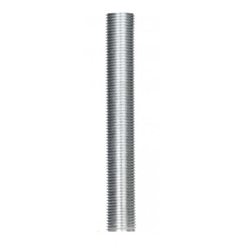 Satco 90-1022 1/8 IP Steel Nipple; Zinc Plated; 2-3/4" Length; 3/8" Wide