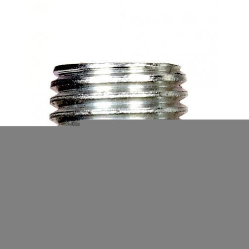 Satco 90-1028 1/8 IP Steel Nipple; Zinc Plated; 3/8" Length; 3/8" Wide