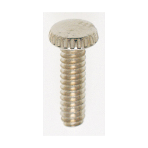 6/32 1/2" KNURLED SCREW NICKL