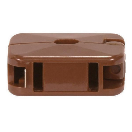 Satco 90-1405 Add-On Outlet; Brown Finish; Non Polarized; 18/2 SPT-1; 10A; 125V