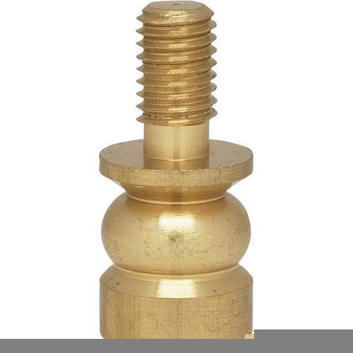 Satco 90-1562 Solid Brass Riser; 1/4-27; Burnished And Lacquered; 1/2" Height