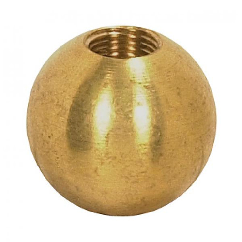 Satco 90-1629 Brass Ball; 1" Diameter; 1/8 IP Tap; Unfinished