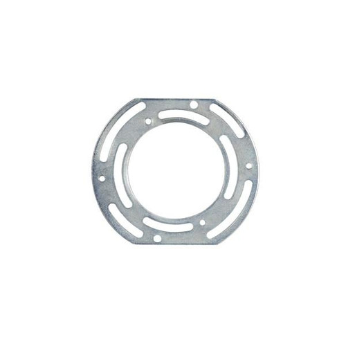 Satco 90-1784 Round Universal Crossbar; Flat Sides; 4" Length; 3-1/2" Diameter; Screw Holes; 2-3/4" x 3-1/2" Center to Center