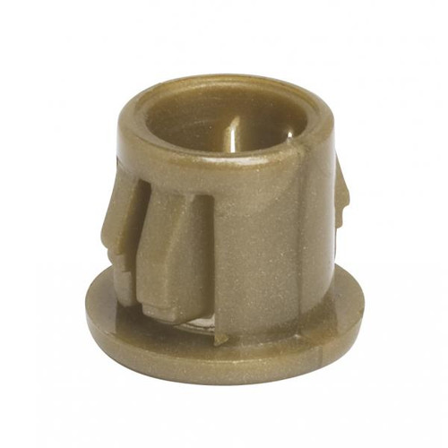 Satco 90-1824 Nylon Snap-In Bushing; For 5/16" Hole; Gold Finish