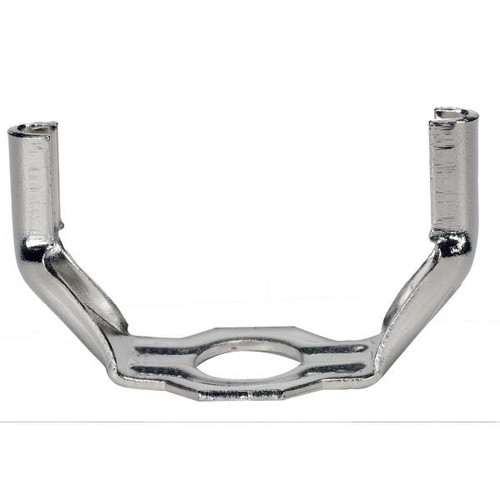 Satco 90-2032 Heavy Duty Saddle; Nickel Plated Finish; 1/4 IP