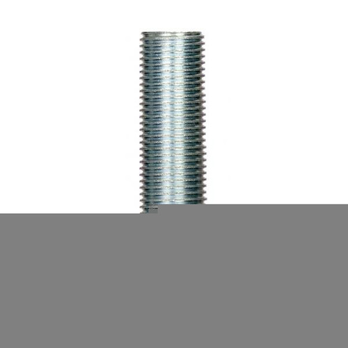 Satco 90-2111 1/8 IP Steel Nipple; Zinc Plated; 1-5/8" Length; 3/8" Wide