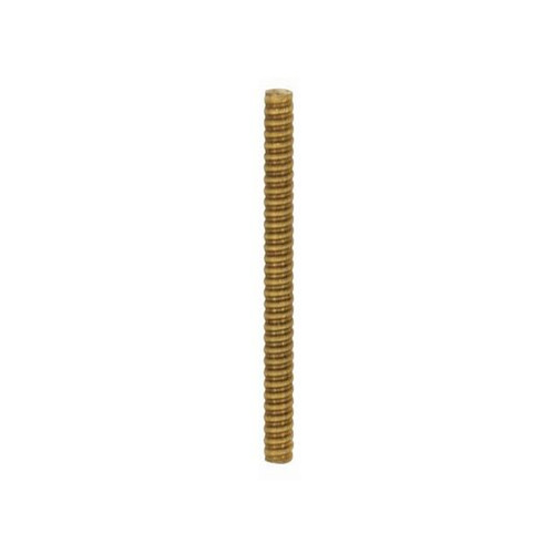 Satco 90-2136 1/8 IP Solid Brass Nipple; Unfinished; 3-3/4" Length; 3/8" Wide