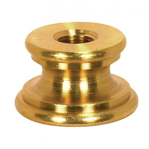 Satco 90-2164 Solid Brass Neck And Spindle; Unfinished; 1-1/4" x 3/4"; 1/8 IP Tapped